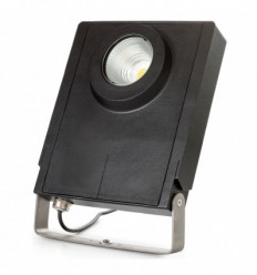Projecteur à étrier LISBOA - 39 w - 4900 lumens - 3000 k - IP66 - IK10 - Noir - Cable 2.50 m - orientable à 220 °