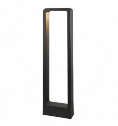 Borne SIBILA LED COB 7W - 750 lumens - 3000K Anthracite - IP 54 - IK05 - Hauteur 65 cm - éclairage deux faces- aluminium anodisé