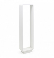 Borne SIBILA LED COB 10w - 1100 lumens - 3000K Blanc- IP 54 - IK04 - Hauteur 80 cm - éclairage deux faces- aluminium anodisé