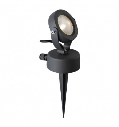 Spot piquet orientable CATANIA IP65 LED COB 7W 3000K - 777 lumens -Anthracite