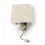 Applique murale Led liseuse FIRENZE tissu et métal Nickel satin- forme demi rond- 2 prises USB + 2 interrupteurs