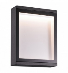 Applique extérieure en aluminium CELLA IP54 LED SMD 6W 3000K Anthracite garantie 30 000 h. indice de protection IP 54 et de ré