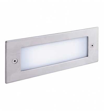 Encastré mur BARLIA IP54 LED SMD AC 1.60W 3000K Acier inoxydable