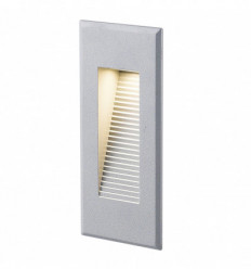 Encastré mural rectangulaire DEVON IP66 LED 3W - 65*171 mm - 30C00 k - asymétrique-Gris