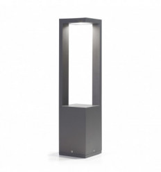 Borne ADRANO IP54 LED COB 8W 3000K Anthracite Hauteur 65 cm - éclairage deux faces