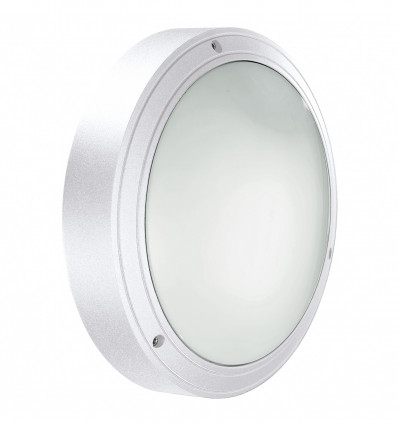 Hublot aluminium diamètre 280 mm DAIRA IP65 1*E27 coloris Blanc