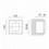 Encastré mural extérieur ZAP, CARRE , anthracite, LED IP65 GX53 3W Acier inoxydable-IP65-IK05- éclairage asymétrique