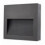 Encastré mural asymétrique SLIM IP65 LED SMD 3W - 367 lumens 3000K Anthracite