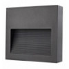 Encastré mural asymétrique SLIM IP65 LED SMD 3W - 367 lumens 3000K Anthracite