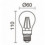 Lampe LED FILAMENT E27 LED Bulb 6W 4000K