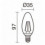 Lampe LED FILAMENT E14 LED Bulb 4W 2700K
