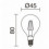 Lampe LED FILAMENT E14 LED Bulb 4W 2700K