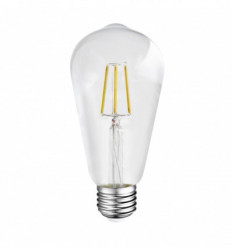 Ampoules LED E27 Filament E27 LED Bulb 4W - 470 lumens - 2700K - hauteur 142 mm 