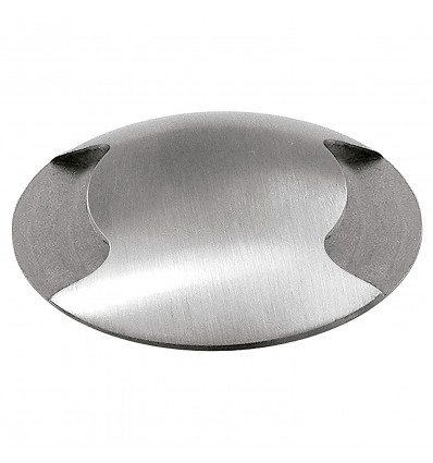 Encastré de sol rond NODY - led cob 2 w - 320 lumens - 3000 k - 24 volts -IP68 - 2 FAISCEAUX 59 * 23 degrés -inoxydable
