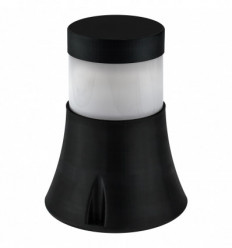 Borne pour l'éclairage extérieur MIRCO IP65 - HAUTEUR 280 MM - IK07 - E27 - VERRE OPALE
