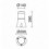 Borne MIRCO IP65 E27 11W Noir - HAUTEUR 280 MM - IK07