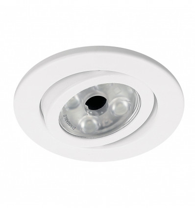 Encastré au plafond orientable KOS GU10 50W Blanc
