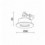 Spot salles de bains - Encastré au plafond PALMA IP65-Lampe LED GU10 3.50W 4000K incluse- coloris noir