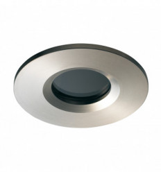 Spot salles de bains - Encastré au plafond PALMA IP65-Lampe LED GU10 3.50W 4000K incluse- coloris Nickel mat