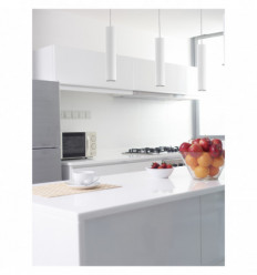 SUSPENSION DUBE LED COB 9.20W 945 lumens CRI80 3000K -angle 32º- coloris Blanc- LONGUEUR 1500 MM