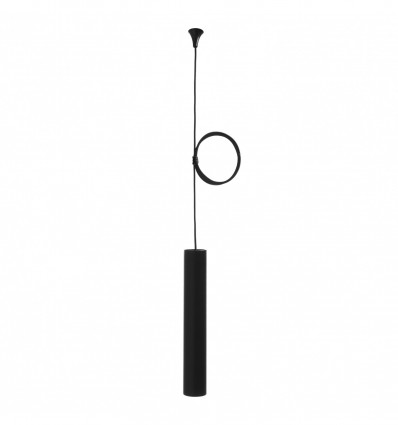 SUSPENSION DUBE LED COB 9.20W 945 lumens CRI80 3000K -angle 32º- coloris NOIR- LONGUEUR 1500 MM