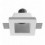 Spot encastré carré led en plâtre LEN - CCT - 6 w 2700 K - 570 lm 4000 k - 650 lumens - coloris Blanc