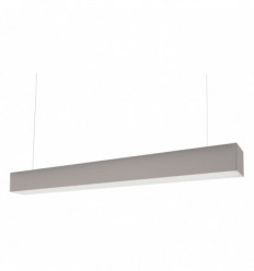Suspension type ligne continue FENIX LED SMD 39W 4000K - 5200 lumens- longueur 1479 mm Gris
