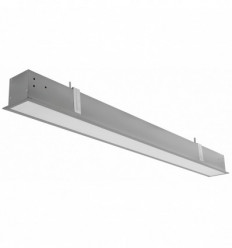 Suspension à encastrer FENIX LED SMD 32W 3922lm 3000K - CRI80 coloris GRIS- longueur 1155 mm