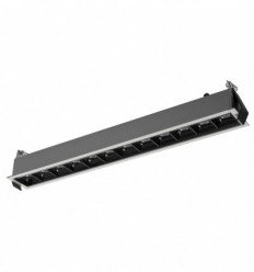 Encastré au plafond SIGMA LED SMD 11W 3000K GRIS - 1185 lms - LONGUEUR 332 MM