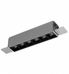 Encastré au plafond SIGMA LED SMD 6W 4000K GRIS - 637 lms - 173 mm- trimless