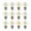 kit de 12 ampoules E27 pour guirlande gloriette PORTOFINO Bulb 12x4W 470lm CRI80 3000K blanc 