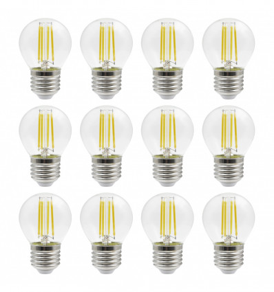 Lampe kit 12 PORTOFINO IP20 E27 LED Bulb 12x4W 3000K Transparent