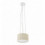 Suspension led VORADA avec son abat jour en forme de ruban enveloppant de coloris beige- diamètre 300 mm