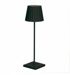 Lampe de table sans fil, LITTA Round IP54 Touch dimmable LED SMD 2.20W 200lumens CRI80 3000K 45º micro USB Noir