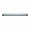 Encastré de sol rectangulaire type wall washer WALK IP67 - IK09- LED SMD 12W - 1740 lumens - 4000K Acier inoxydable