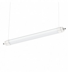 Suspension CROUS -étanche -IP66 LED SMD 37W 4000K- 5850 lumens- Blanc-pour locaux humides et extérieurs sous abris