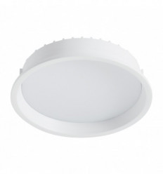 Plafonnier Encastré au plafond CALYPSO2 IP44 LED SMD 24W Blanc 3000K - 2310 lm