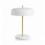 Lampe à poser TAICHI - coloris Blanc -En acier et avec son diffuseur en méthacrylate teinté à équiper de deux ampoules E27