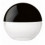 Globe faible pollution lumineuse GLOBOS Transparent coloris Noir et Blanc- Boule en résine -diamètre 40 cm- IP55-