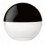 Globe opale GLOBOS coloris Noir et Blanc- Boule en résine -diamètre 50 cm- IP43- faible pollution lumineuse -Transparent