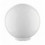 Globe opale GLOBOS Blanc- Boule en résine -diamètre 200 mm- IP43- faible pollution lumineuse -Transparent