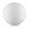 Globe opale GLOBOS Blanc- Boule en résine -diamètre 200 mm- IP43- faible pollution lumineuse -Transparent