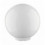 Globe opale GLOBOS Blanc- Boule en résine -diamètre 30 cm- IP43- faible pollution lumineuse -Transparent