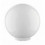 Globe opale GLOBOS Blanc- Boule en résine -diamètre 250 mm- IP43- faible pollution lumineuse -Transparent