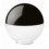 Globe opale GLOBOS coloris Noir et Blanc- Boule en résine -diamètre 30 cm- IP43- faible pollution lumineuse -Transparent