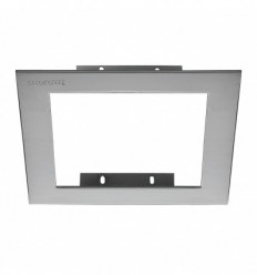Cadre 1 face pour spot Encastré Cardan coloris Gris - encastrement de 152*152 mm - recouvrement 175*175 mm