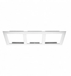 Cadre 3 faces pour spot Encastré Cardan - encastrement de 475*175 mm - recouvrement 450*152 mm- coloris Blanc
