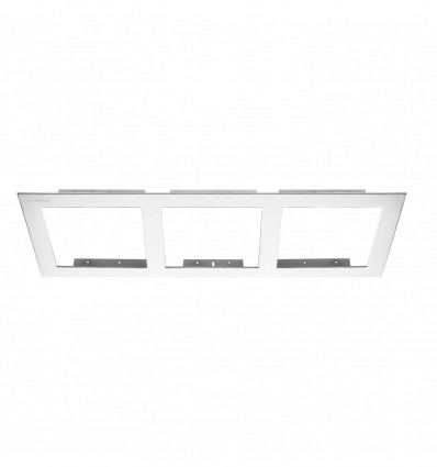 Cadre 3 faces pour spot Encastré Cardan - encastrement de 475*175 mm - recouvrement 450*152 mm- coloris Blanc