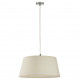 SUSPENSION FIRENZE - ABAT JOUR BEIGE ROND - COTON