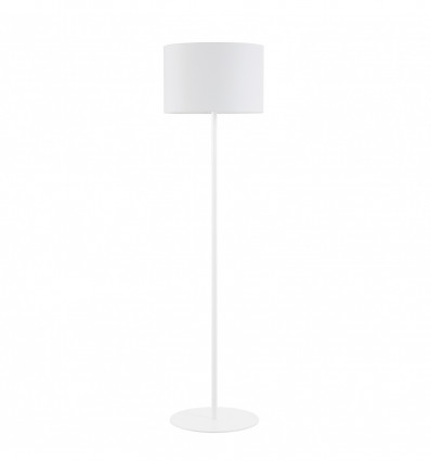 Lampadaire AMSTERDAM abat jour coloris CHOCOLAT en métal- lampe de salon ht 1700 mm